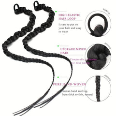 Y2K Twist Braid Ponytail Extensions for Women