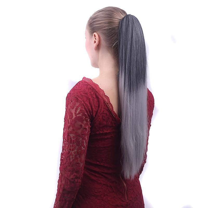 Thick Clip-In Ponytail Extension - Long Straight Hair