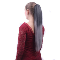 Thick Clip-In Ponytail Extension - Long Straight Hair