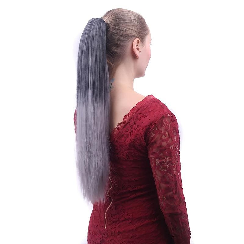 Thick Clip-In Ponytail Extension - Long Straight Hair
