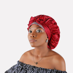 Silky Satin Sleeping Hat Night Sleep Cap Hair Care Bonnet Nightcap