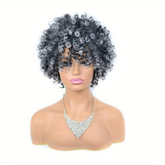 Short Afro Curly Wigs for Women Spring Twist Afro Curls Party Wigs