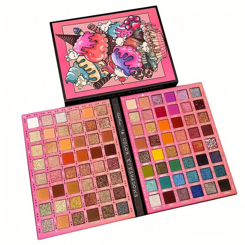96 Colors Eyeshadow Palette Bright Pearly Matte Finish
