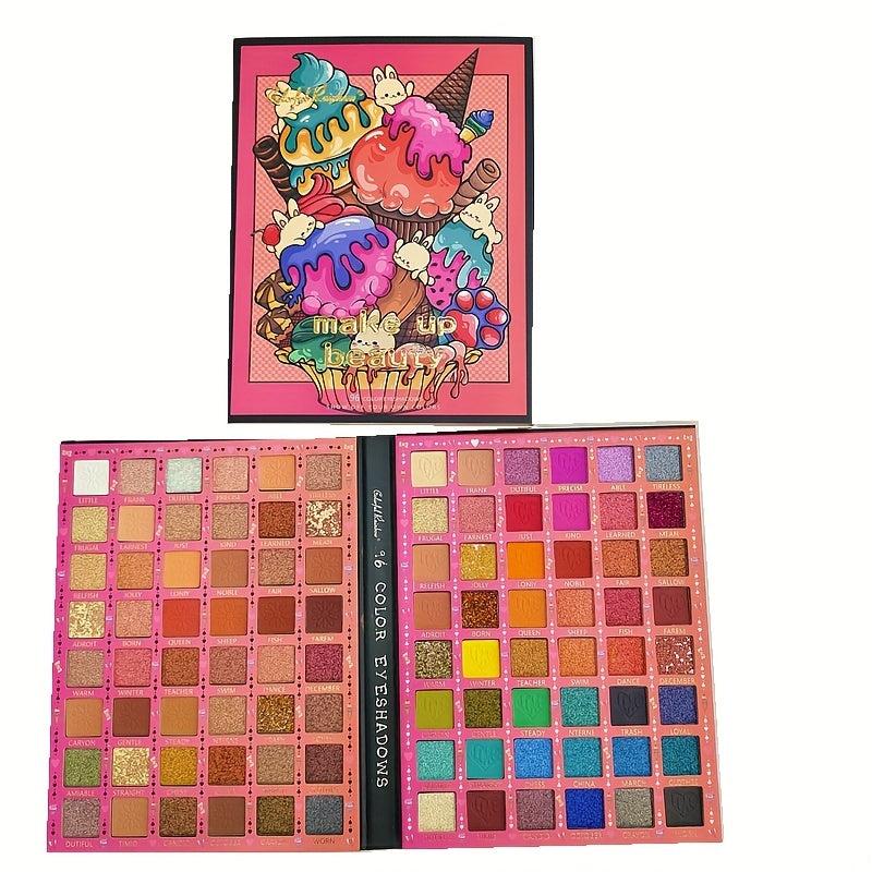 96 Colors Eyeshadow Palette Bright Pearly Matte Finish
