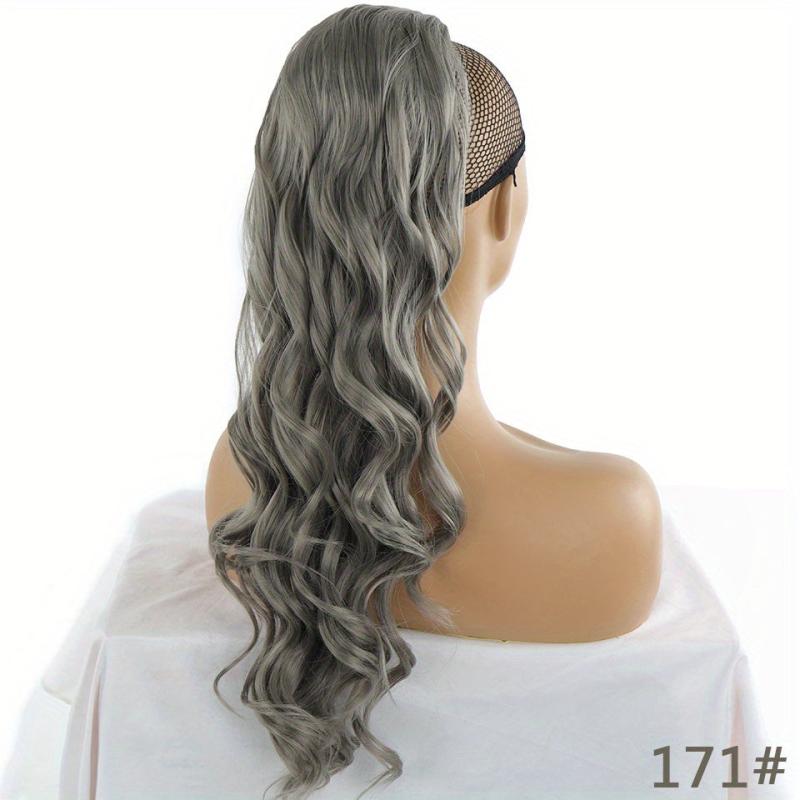 Long Curly Ponytail Hairpiece For Women Wavy Ponytail Extensions Wig