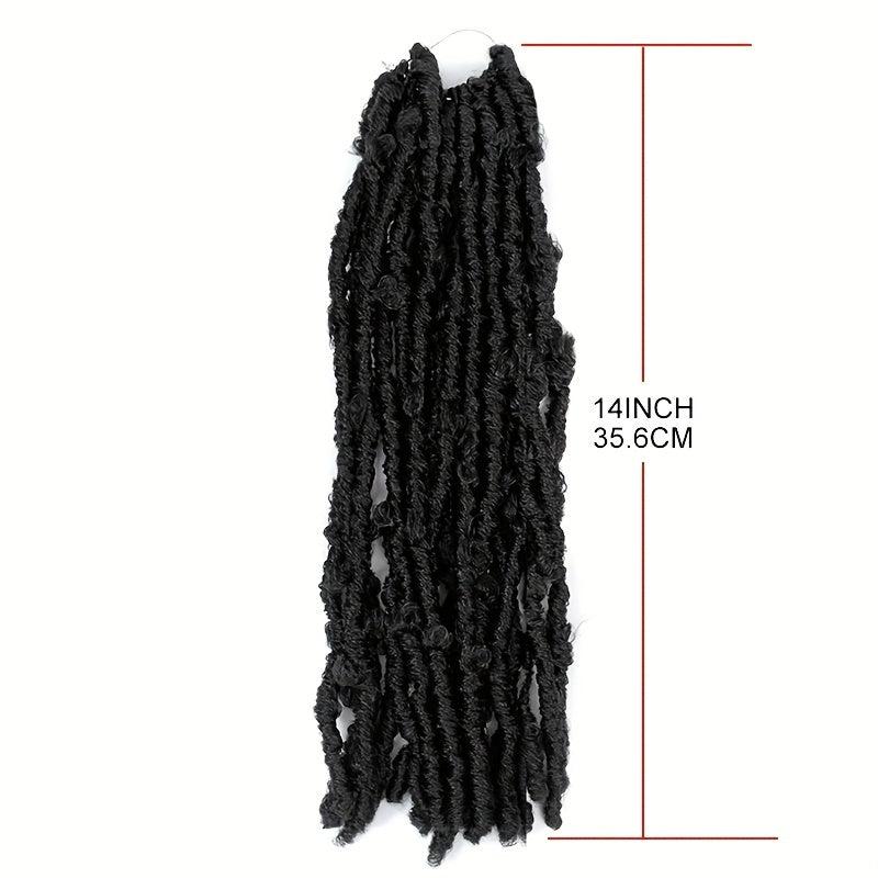 8pcs Butterfly Locs Crochet Braids Hair Extensions