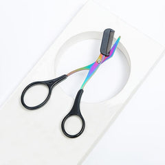 Titanium Eyebrow Scissors with Comb for Perfect Brows