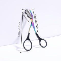 Titanium Eyebrow Scissors with Comb for Perfect Brows