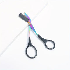 Titanium Eyebrow Scissors with Comb for Perfect Brows