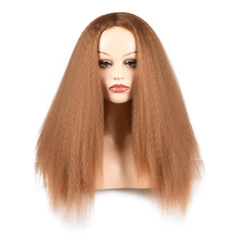 Long Synthetic Kinky Straight Wigs for Women