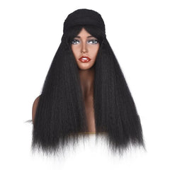 Long Synthetic Kinky Straight Wigs for Women