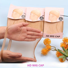 5 Packs HD Wig Caps Elastic Breathable Invisible Wig Caps