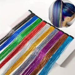 Hair Tinsel Kit Fairy Hair Metal Wire Heat Resistant Extensions