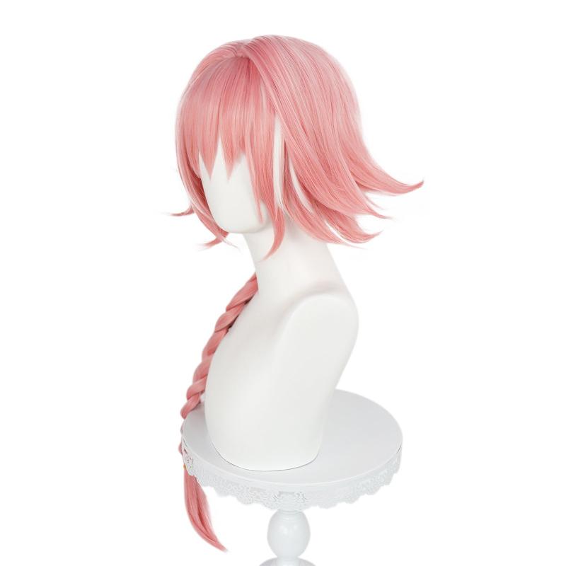 Cosplay Wig Women Costume Halloween Long Pigtails Anime Game Bangs
