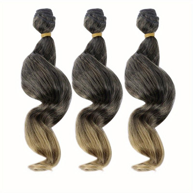 3pcs Ombre Synthetic Body Wave Hair Bundles 35-56cm