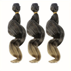 3pcs Ombre Synthetic Body Wave Hair Bundles 35-56cm
