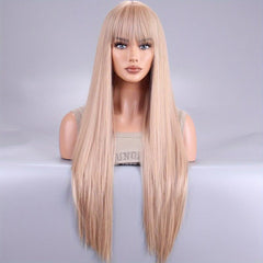 Ombre Long Curly Synthetic Wig for Daily Use Parties Cosplay Halloween