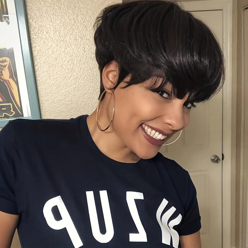 Short Ombre Hair Wigs For Women Short Wig Short Pixie Cuts Wigs For Women