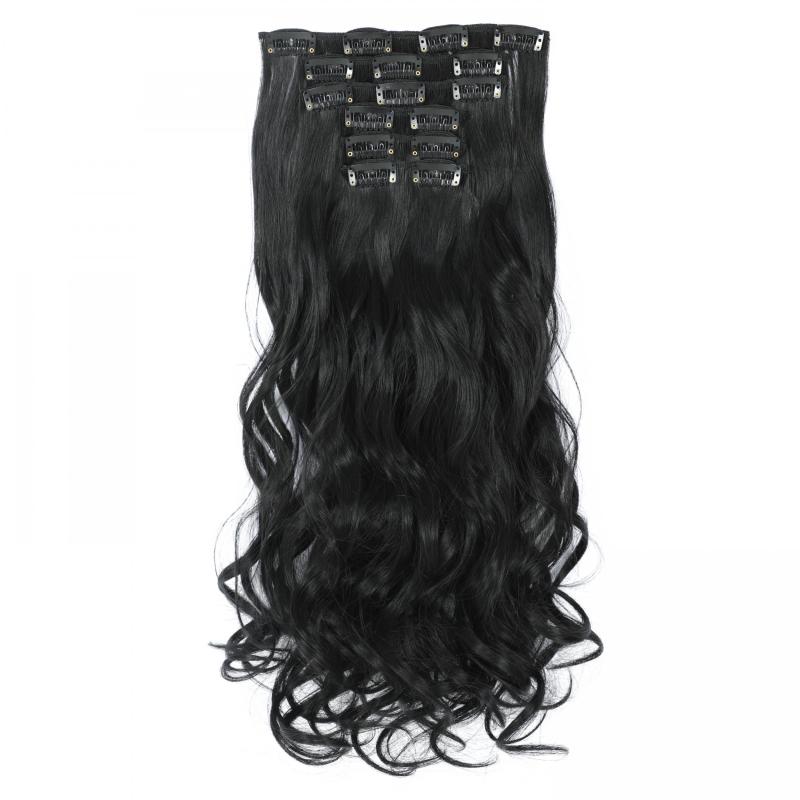 6pcs Long Wavy Curly Hair Extensions for Daily Use