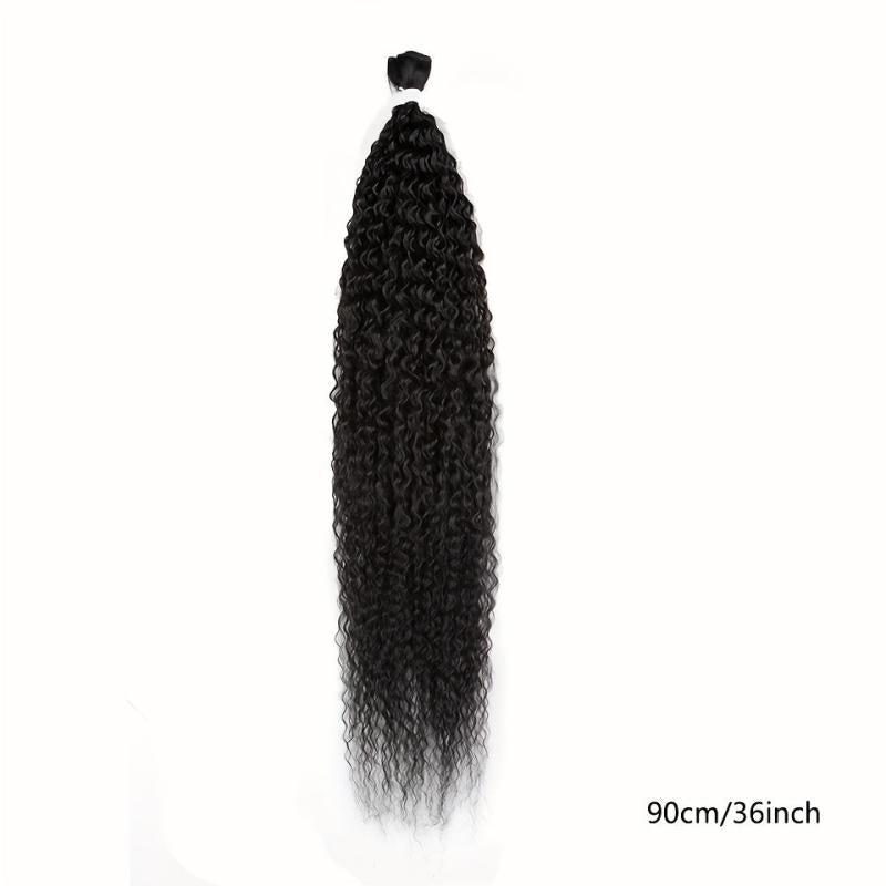 Long Curly Ombre Blonde Hair Extensions 100g Synthetic Hair for Women