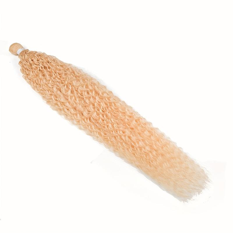 Long Curly Ombre Blonde Hair Extensions 100g Synthetic Hair for Women
