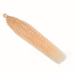 Long Curly Ombre Blonde Hair Extensions 100g Synthetic Hair for Women
