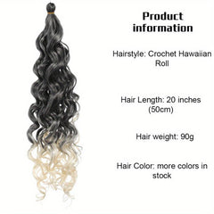 Ombre Twist Hair 50 8 Cm Curly Crochet Hair Synthetic Crochet Hair
