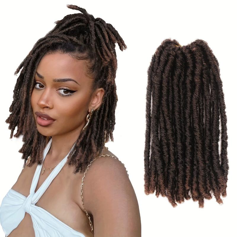 Dreadlock Braids Hair Pieces Synthetic Crochet Hair Extensions Natural Look