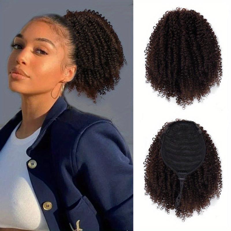 Kinky Curly Drawstring Ponytail Extension 25.4cm