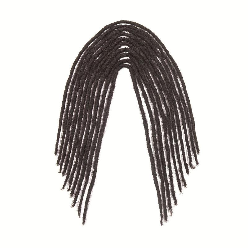 10pcs Folding Hair Loc Extensions Synthetic Fiber Human Hair Extensions