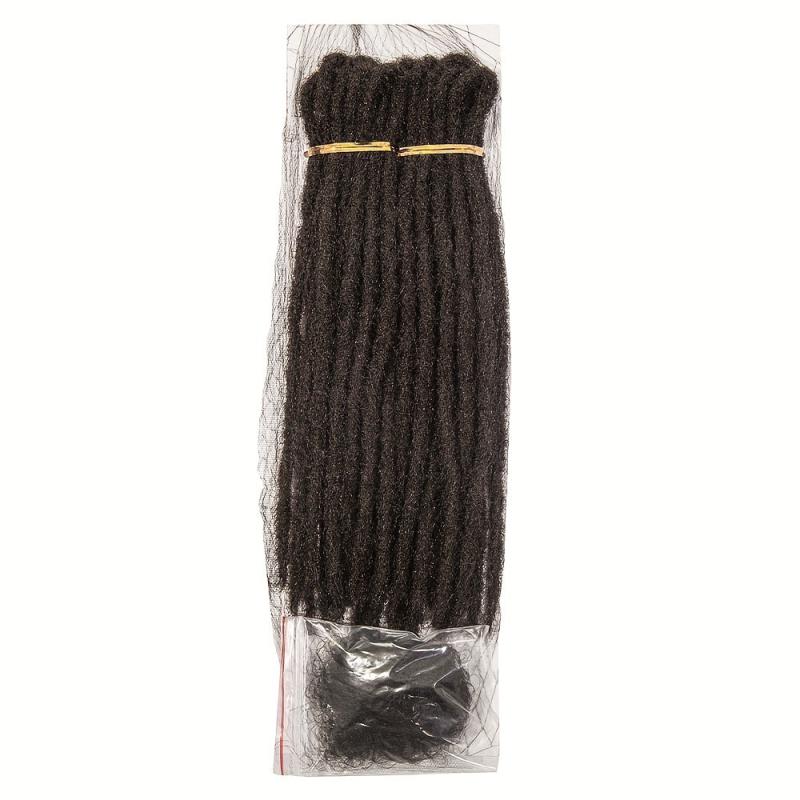 10pcs Folding Hair Loc Extensions Synthetic Fiber Human Hair Extensions
