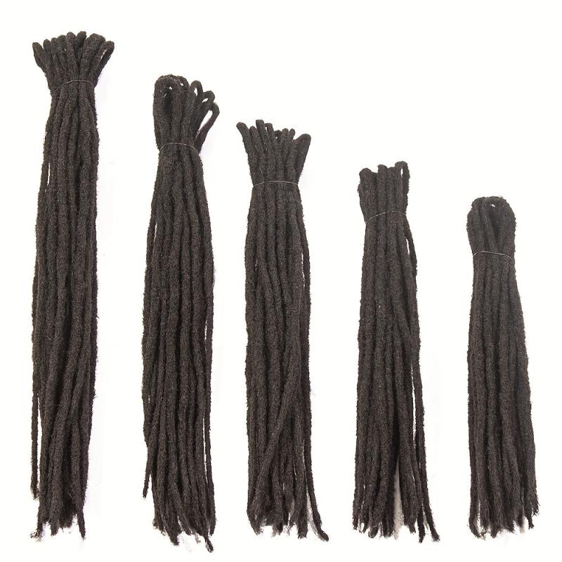 10pcs Folding Hair Loc Extensions Synthetic Fiber Human Hair Extensions