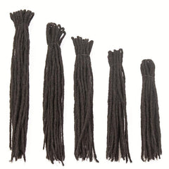 10pcs Folding Hair Loc Extensions Synthetic Fiber Human Hair Extensions