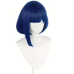 30-48cm Anime Cosplay Wig Short Straight Hair with Bangs for Costume Party