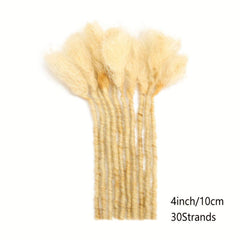 Human Hair Crochet Hair Extensions 30 Strands pack Diameter 0