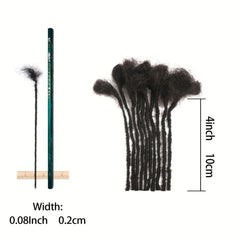 Human Hair Crochet Hair Extensions 30 Strands pack Diameter 0