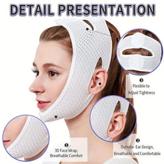 Face Slimming Strap Double Chin Reducer V Line Mask Chin Up Patch
