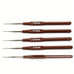 Crochet Hooks Set Small Sizes with Caps and Case