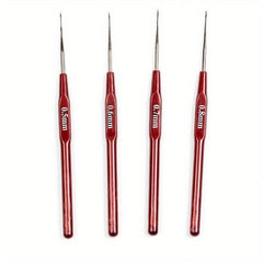 Crochet Hooks Set Small Sizes with Caps and Case