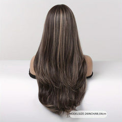 Ombre Honey Blonde Deep Wavy Hair Wig 60 96 Cm Long Curly Synthetic Hair Women