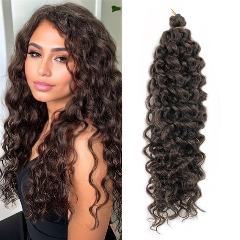 Ombre Braiding Hair Extensions Ocean Wave Deep Curly Pink 613
