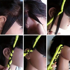 60 DE Synthetic Dreadlock Extensions 10 Strands