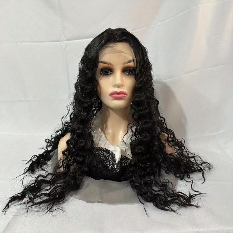 Colorful Medium Long Curly Wig Synthetic Wig Heat Resistant 66cm