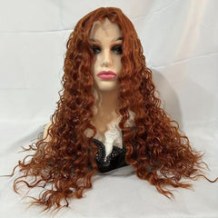 Colorful Medium Long Curly Wig Synthetic Wig Heat Resistant 66cm