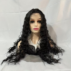 Colorful Medium Long Curly Wig Synthetic Wig Heat Resistant 66cm