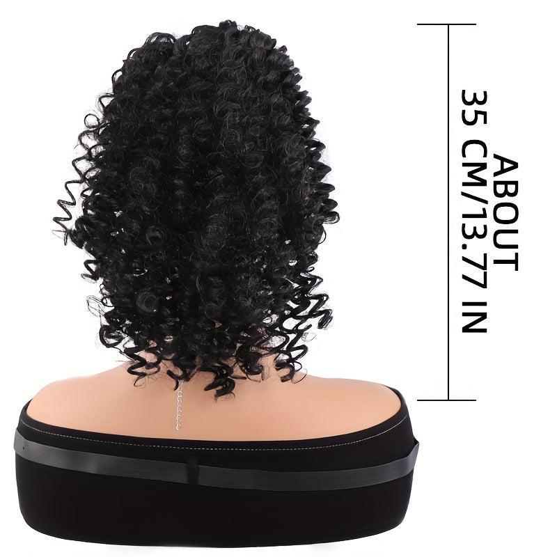 Afro Curly Ponytail Extensions for Women Clip On Hairpieces