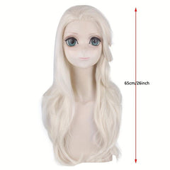 66cm Princess Costume Wavy Synthetic Wig for Halloween Cosplay