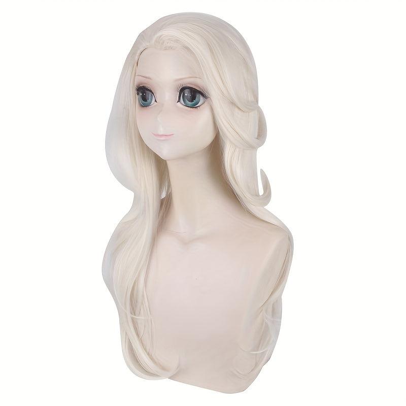 66cm Princess Costume Wavy Synthetic Wig for Halloween Cosplay