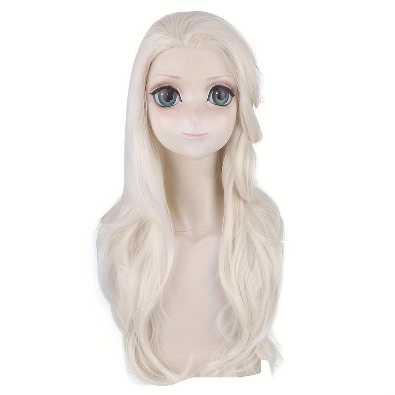 66cm Princess Costume Wavy Synthetic Wig for Halloween Cosplay