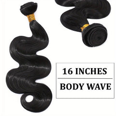 3Pcs Long Curly Body Wave Synthetic Hair Bundles Natural Look